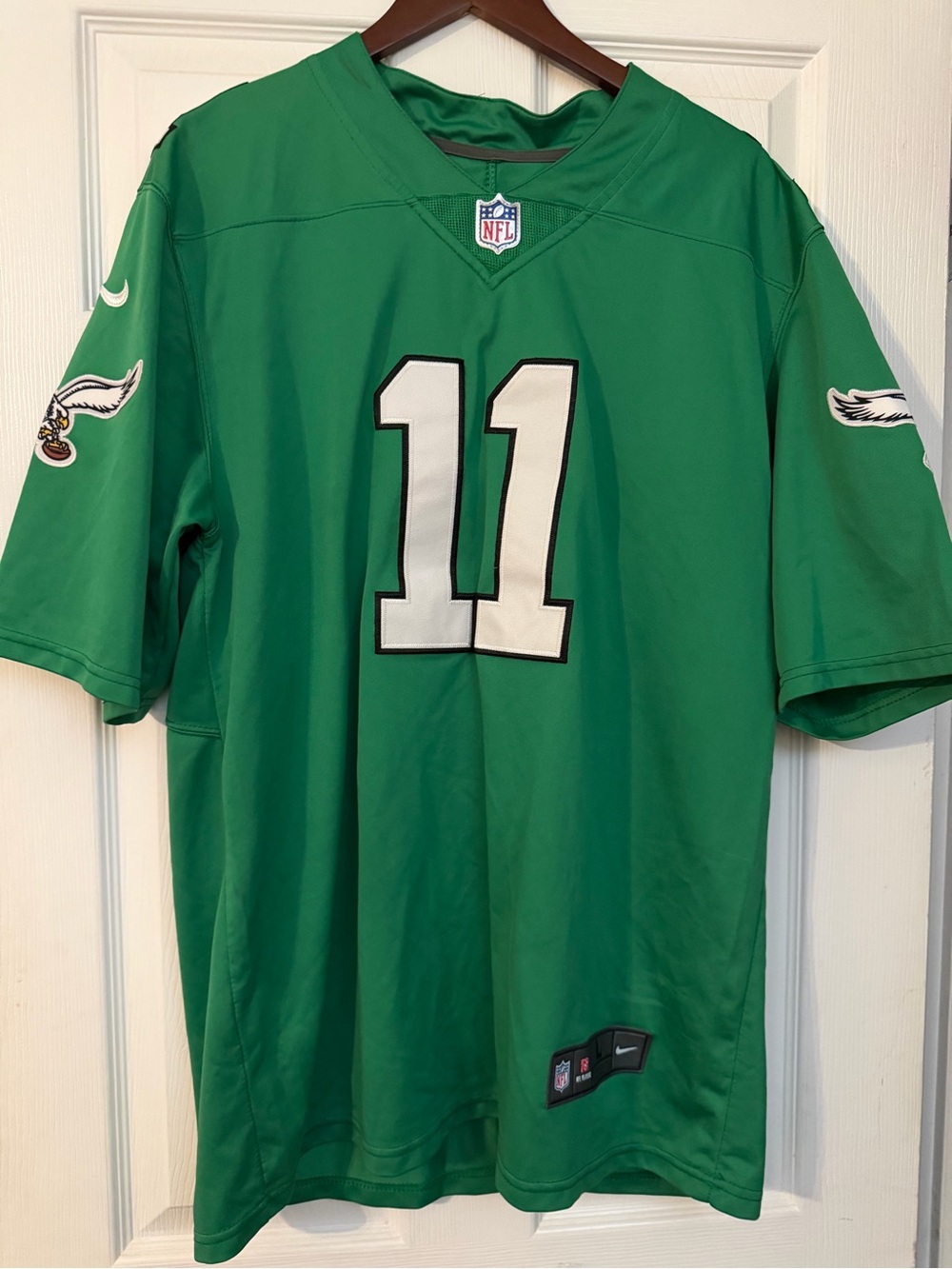 Nike NFL Philadelphia Eagles Brown #11 Green Men's Jersey